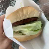 Beef burger  at DLS Vegetarian - Dé Lái Sù in Kaohsiung