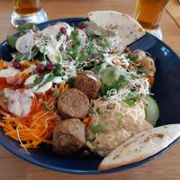 mezze bowl at La Cantine in Biarritz