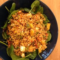 Salad de lentilles  at La Cantine in Biarritz