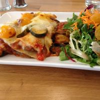 lasagnes vegetarians at La Cantine in Biarritz