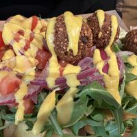 falafel fries vegan  at Frittenglück - Siegen Oberstadt in Siegen