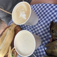 Both drinks  at La Galeria Cafe in Mexico City