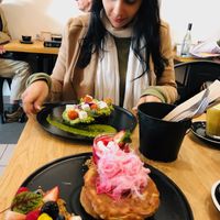 Vegan feta on Avo toast a must  at 7th Heaven in Sutherland