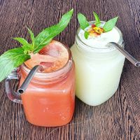 Sun Soaker juice and house Lemonade at 7th Heaven in Sutherland