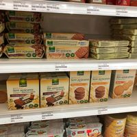 Gullon snacks. Some of these are vegan at Admiralty Medical Centre Pharmacy in North Singapore