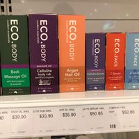 Eco body products at Admiralty Medical Centre Pharmacy in North Singapore