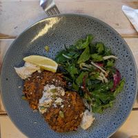Sweet potato fritters at The Farmer's Wife in Port Fairy