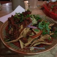 Vegan pulled pork Buritto Bowl at The Burrow in West End