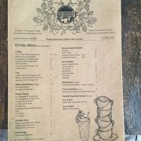 menu 1 at The Burrow in West End