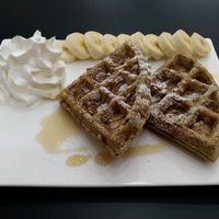 waffles at Raw Vega in Bangkok