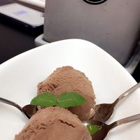 Chocolate peanut butter ice cream  at Raw Vega in Bangkok
