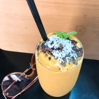 Nothing beats a refreshing tropicana smoothie on a warm, sunny day at Raw Vega in Bangkok