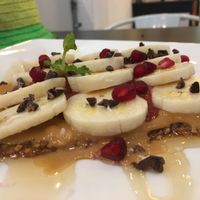 Peanut butter and jelly bread at Raw Vega in Bangkok