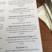 Veg / vegan breakfast options served all day  at Wentworth Cafe in Hexham