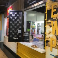 Located in The Swindon mall, 1st level at Indy's Vegan Kitchen in Swindon