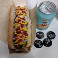 New York Hot Dog at Indy's Vegan Kitchen in Swindon
