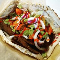 gyros  at Indy's Vegan Kitchen in Swindon