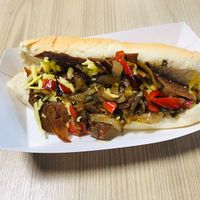 Philly Cheese Steak 😍 at Indy's Vegan Kitchen in Swindon