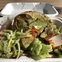 Gyros at Indy's Vegan Kitchen in Swindon