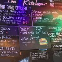 Vegan options on right at The Dolphin Inn in Shrewsbury