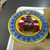 Banana and something cake. It was very good at I Love Bio - La Vie in Porto