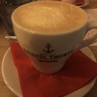 Tumeric coconut latte at The Coconut Tree in Cheltenham