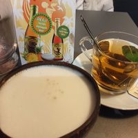 Beer and tea at Mama Afrika in Kassel