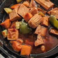 Vegan Kong Pao chicken at China House in Arlington