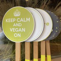 Signs at Boon Burger Cafe in Oakville