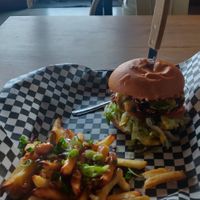Not your old poutine and Nasty Vegan 2.0  at Boon Burger Cafe in Oakville