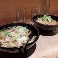 Kinoko (on the left) and Kitsune at Koya in London