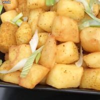 Bombay Potatoes  at Asian House in Thessaloniki