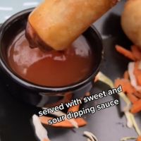 Spring Rolls at Asian House in Thessaloniki