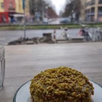 Pistachio donut at Brammibal's Donuts - Prenzlauer Berg in Berlin