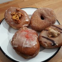 vegan donut-selection at Brammibal's Donuts - Prenzlauer Berg in Berlin