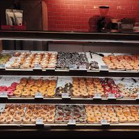 Around 5pm still a great selection left! at Brammibal's Donuts - Prenzlauer Berg in Berlin