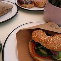 Bagel and doughnuts at Brammibal's Donuts - Prenzlauer Berg in Berlin