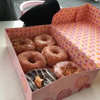 Box of 6 donuts at Brammibal's Donuts - Prenzlauer Berg in Berlin