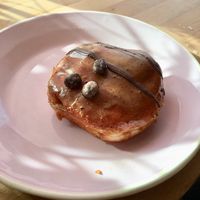 Coffee filled donut (charity donut)  at Brammibal's Donuts - Prenzlauer Berg in Berlin