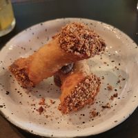 Cannolis de doce de leite e chocolate at Piccoli Cucina in Sao Paulo