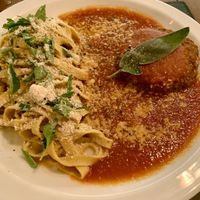 Polpettone e spaghetti al pomodoro   at Piccoli Cucina in Sao Paulo