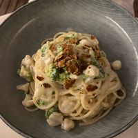 Spaghetti carbonara  at HRVST by Kilter Avenue in Central Singapore