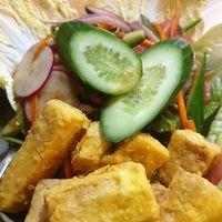 Tofu salad at Imm Oon in Lilydale