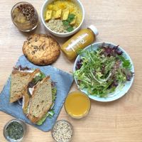 Vegan sandwich at Moi in Lyon