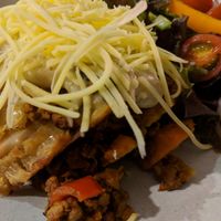 Vegan lasagne at Enzo in Nantwich