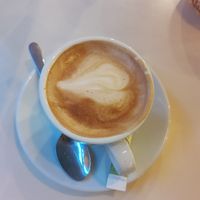 Cappuccino at Comptoir Libanais in Utrecht