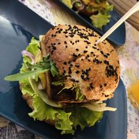 “Bitter sweet symphony” burger - worth every penny 😍  at Bez Lukru in Wroclaw