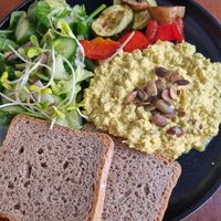 Tofu Scramble at Bez Lukru in Wroclaw