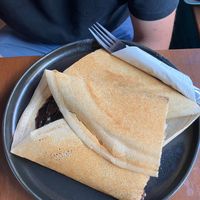 ‘Nutella’ and fruit pancake at Bez Lukru in Wroclaw