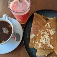 Apple pie pancake at Bez Lukru in Wroclaw